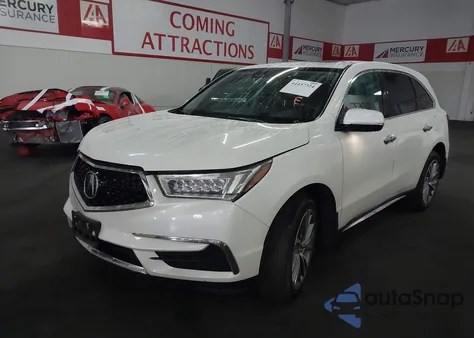 2017 Acura Mdx Technology Package z USA, uszkodzony, nr VIN 5FRYD4H59HB033380